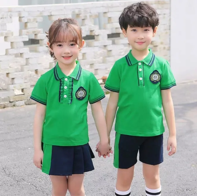 Unisex Boys Girls School Uniform School wear Children's Classic Poly cotton Polo 
