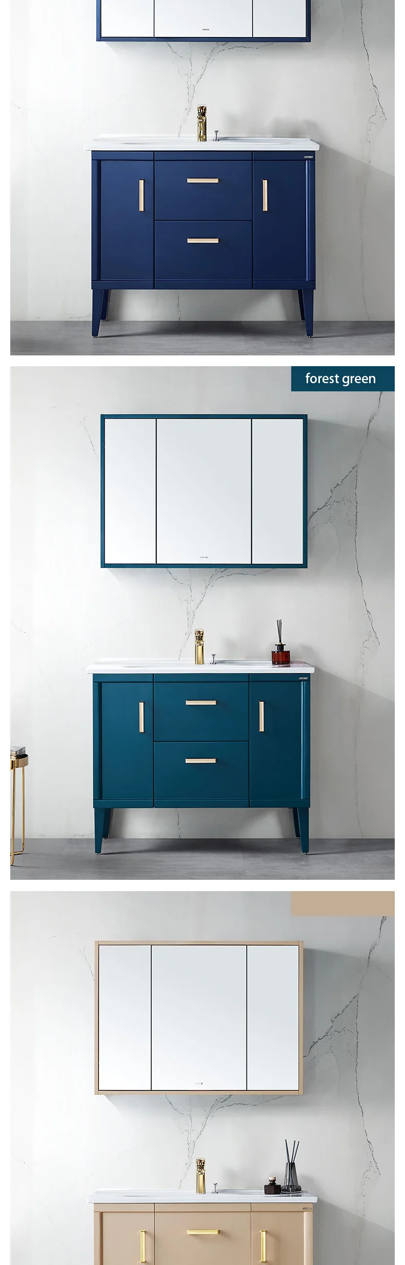 ARROW Basin Wash New with Mirror Bathroom Cabinet