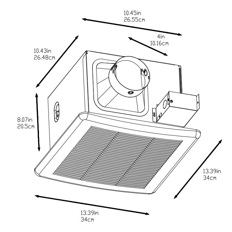 Ceiling Bathroom Exhaust Fan 110cfm Buy Ceiling Bath Fan,Bathroom Fan