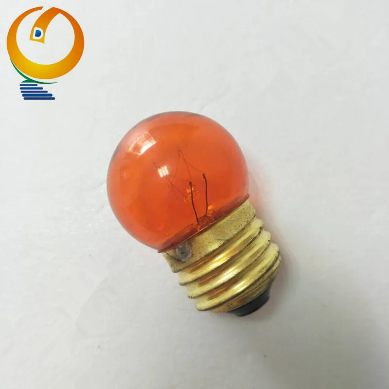 Factory Direct E27 Lamp Bulb Lights Incandescent 130v G35 colorful incandescent light bulb with low price