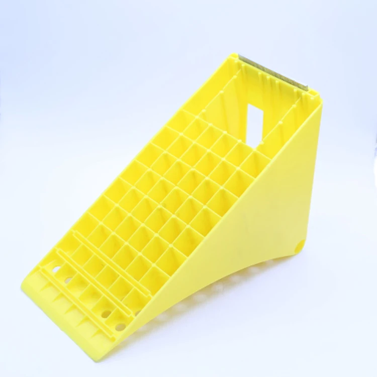 Good quality plastic material rubber wheel chock for park in-125051