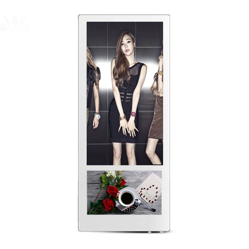 China Indoor 18.5 Inch 42 49 55 65 Screen Black Android White Light Customized Monitor Advertising Display