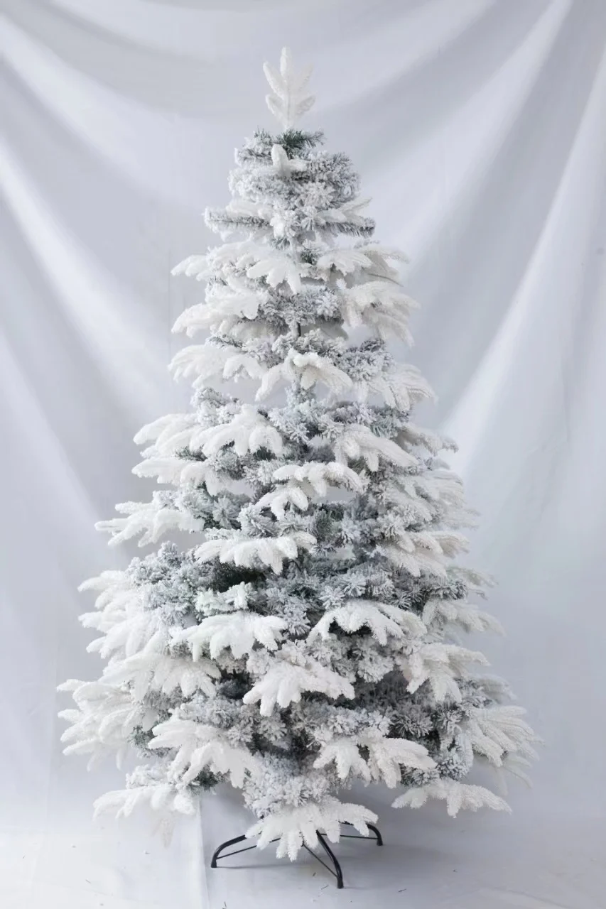 3.5 M Home Office Party Decoration White Holiday Christmas Pine Trees 