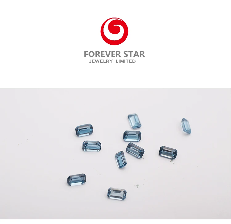 Good Polishing Wholesale Factory Price London Blue Topaz Ring
