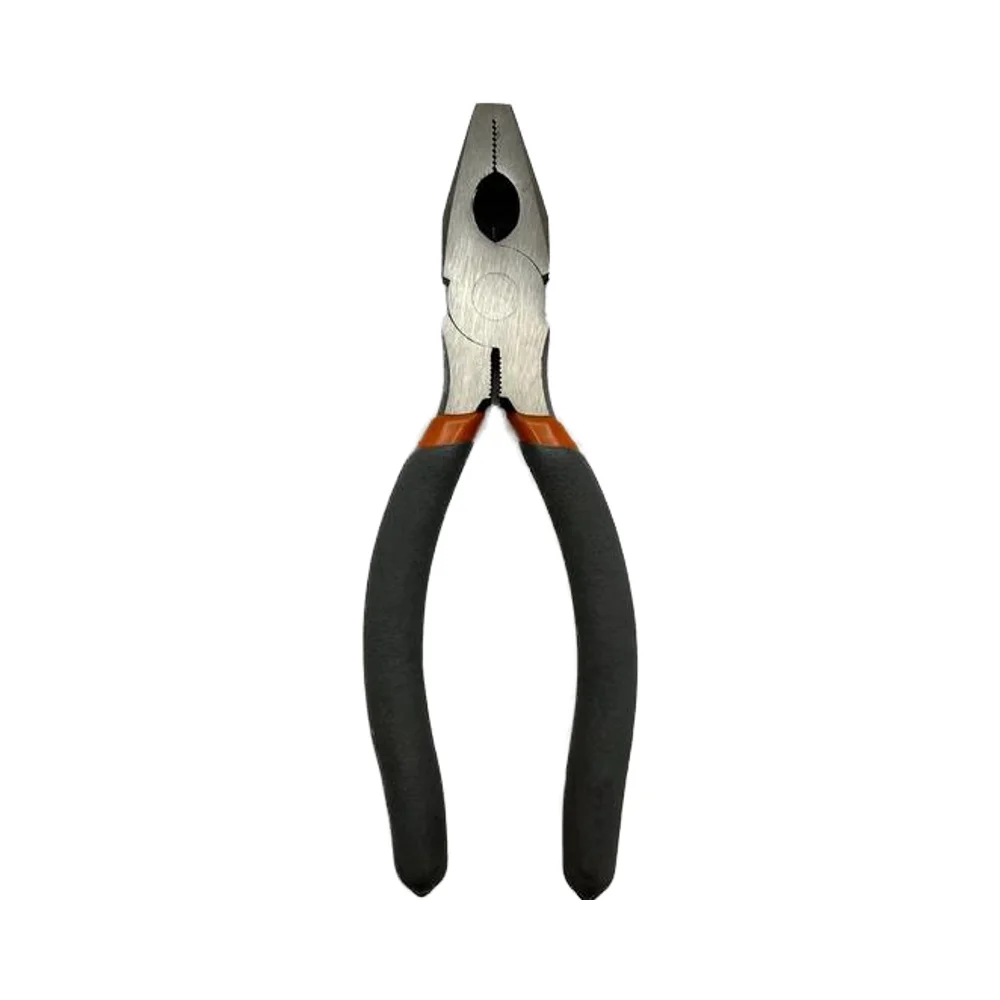 Professional DIY Grade Carbon Steel Multifunction Combination Pliers Dipped Wire Cutting Clamping PVC Plastic Molded Metric details