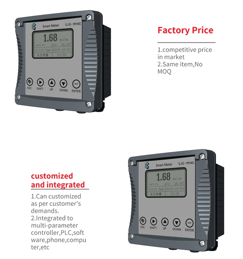 Hcl Nho3 H2so4 Naoh Online Analyzer Acid/alkaline Concentration Water