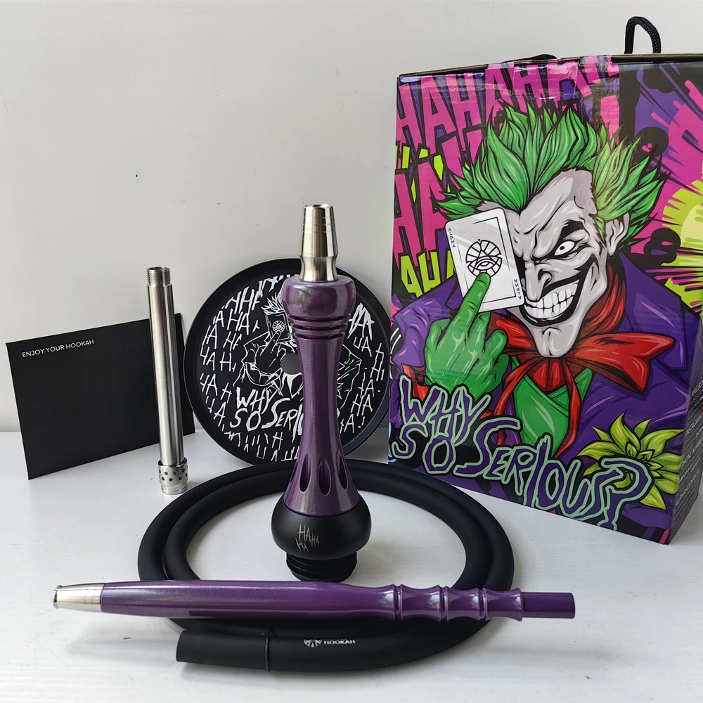 Quality RTS JOKER ALPHA hookah CLOWN alpha quality Harley alpha x shisha  popular Russian hookah gift box stainless steel chicha