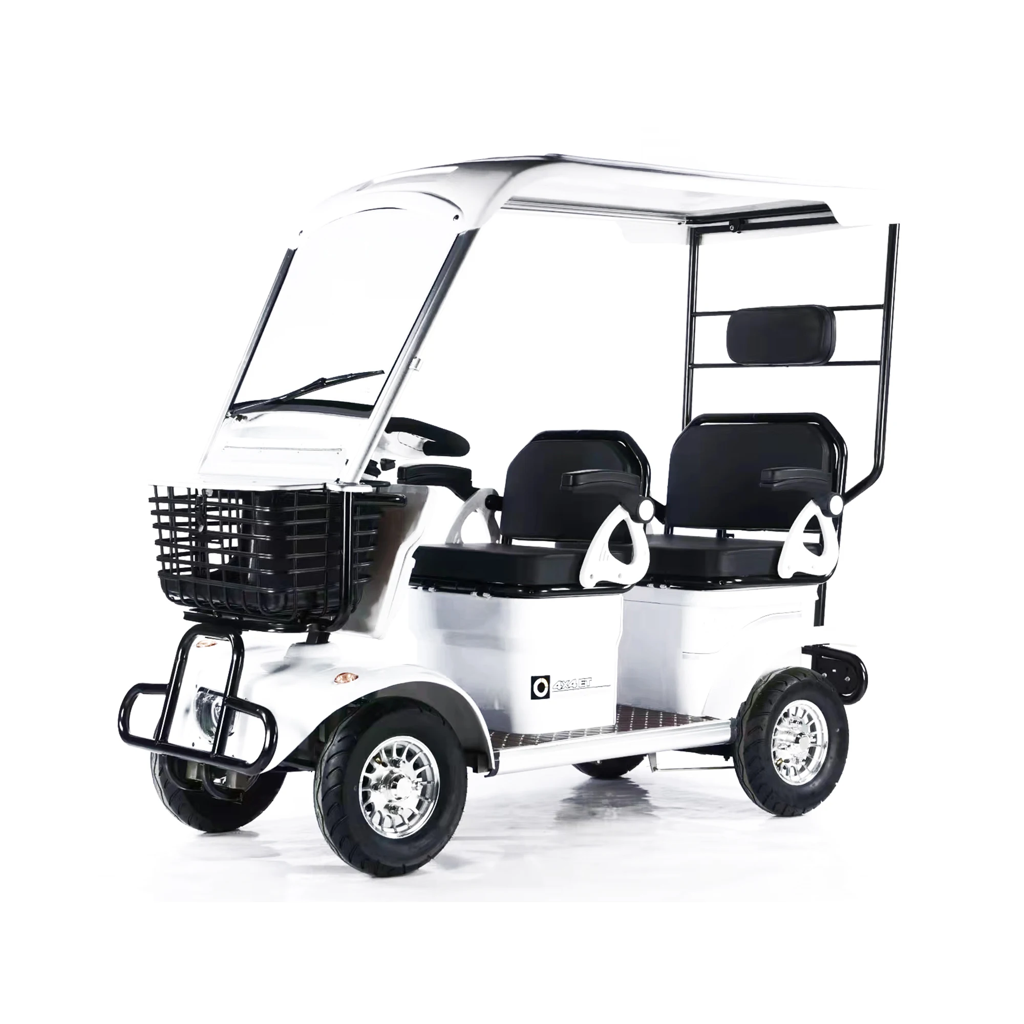 High Quality 800w 60v Long Range Electric Golf Cart 14 Inch Family