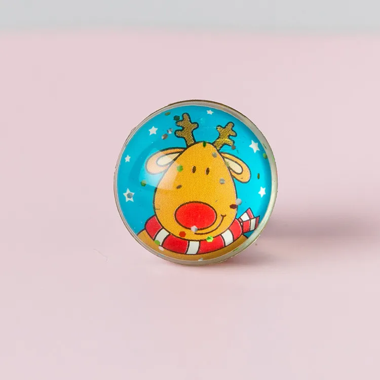 Wholesale vanding machine kids toys hopping 32mm bouncy balls with paper card inside  .jpg