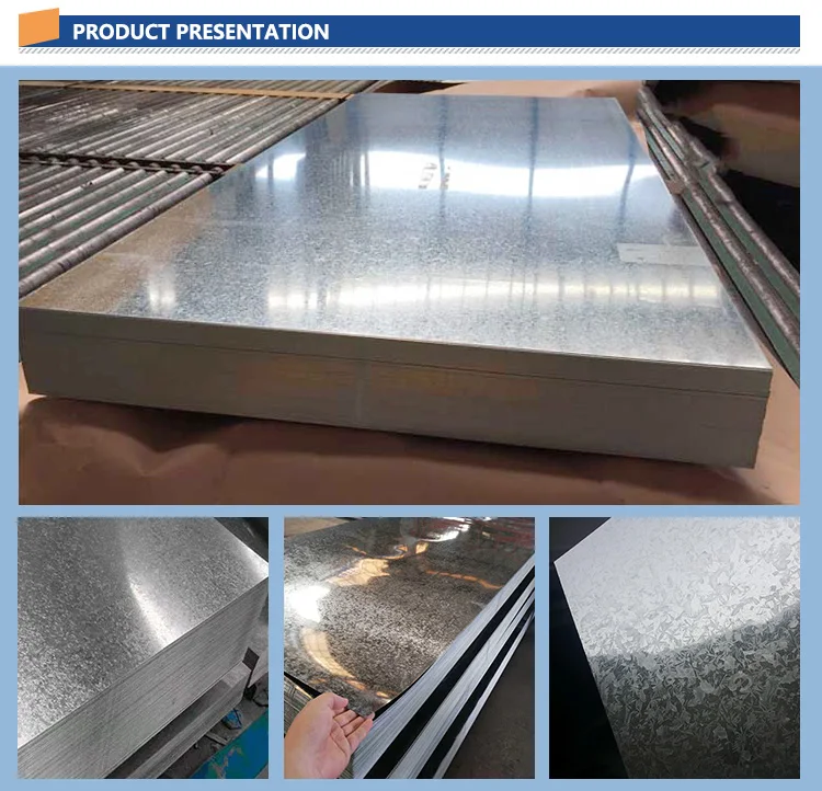 Zhenxiang 6mm Thick G90 G350 G550,22 30gauge Galvanized Plain Steel