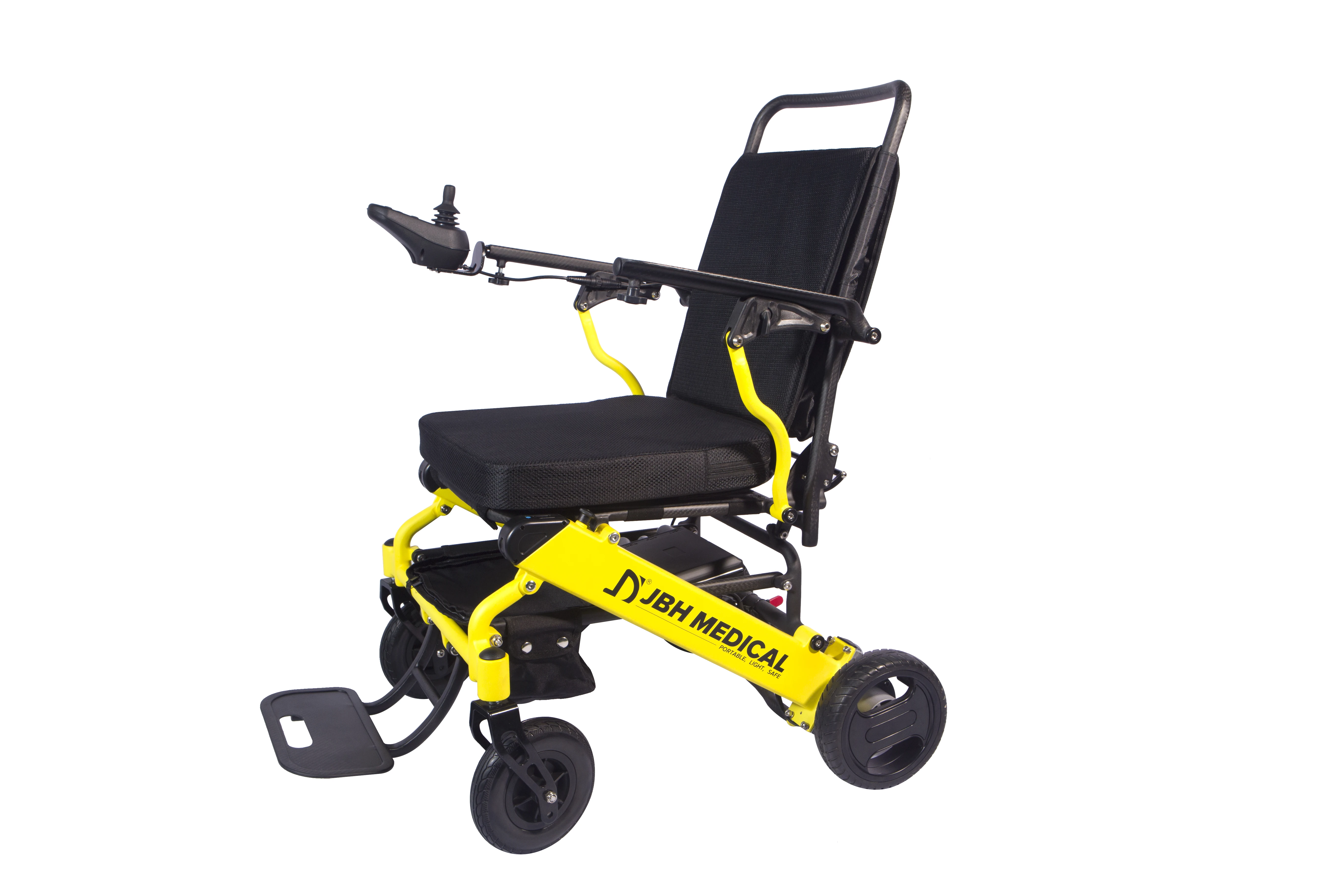 折叠式轻型和便携式电动轮椅,带可调节座椅宽度的残疾人动力轮椅