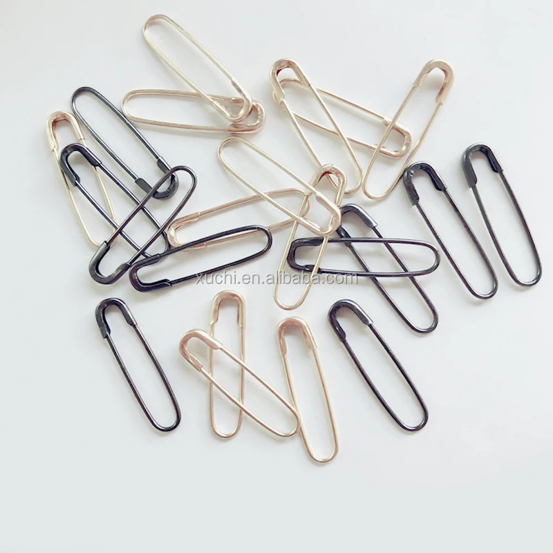 U Shape Loopless Safety Pins Non Snag Scarf Hijab Pins In Black Buy U