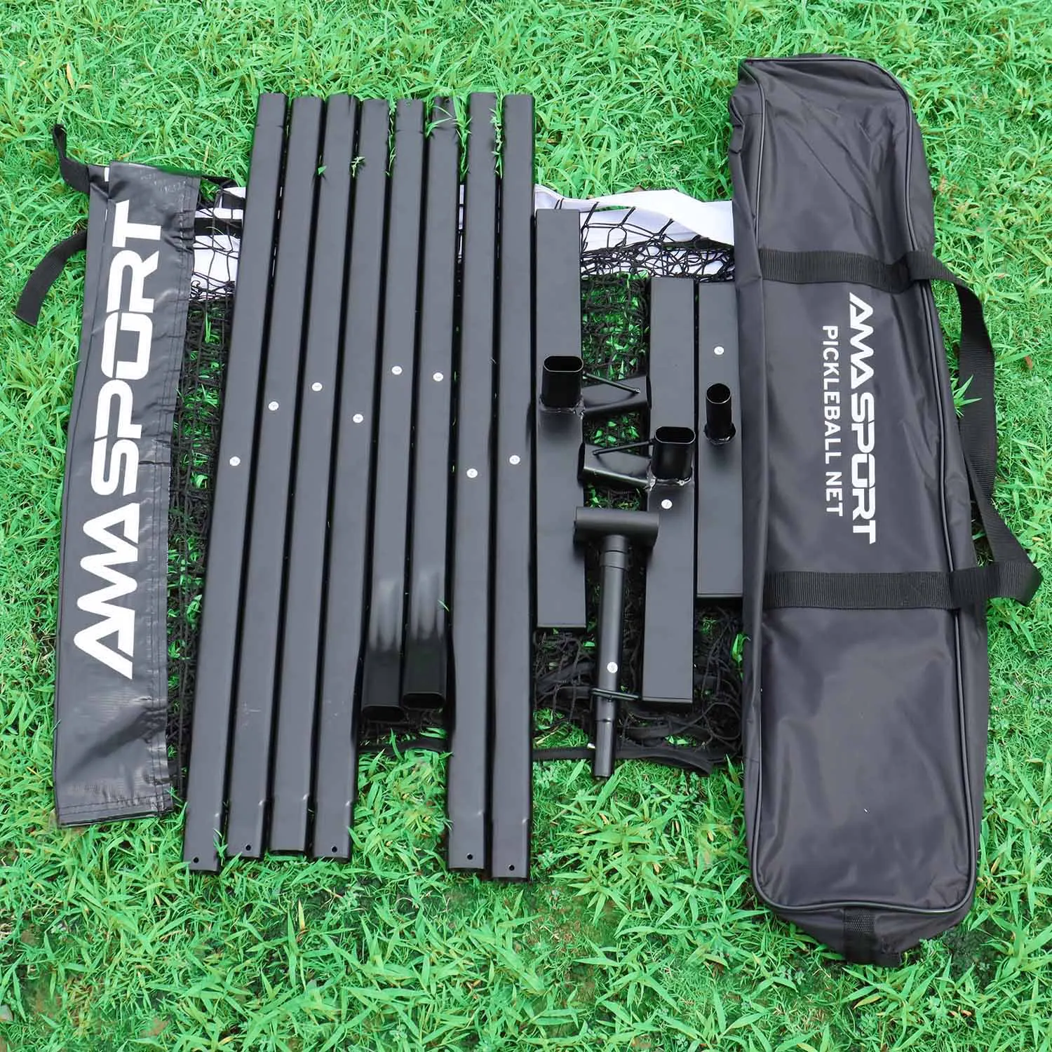 Best Portable Deluxe 22ft Pickleball Net System With Oval Steel Tube