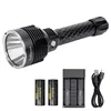 Hunting Zoomable 5500 Lumens Super Bright Big Size Inspection Portable Flashlight Cool Led Flashlights Torche