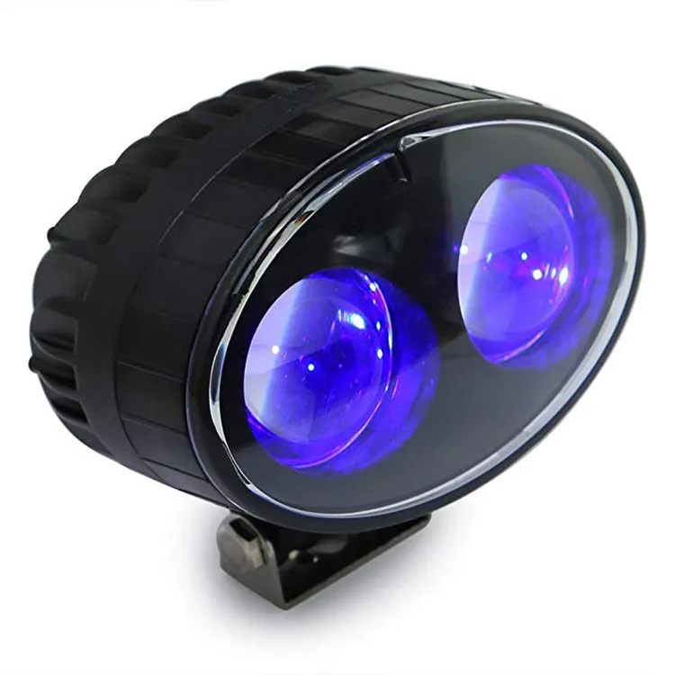 Прожектор синий. Фара Blue Safety Light 12-80v. Фара светодиодная 12v-80v. Фара светодиодная led Blue Zone Lamp (синий свет) (6pcs*3w/10-80v DC). Блю спот на погрузчик.