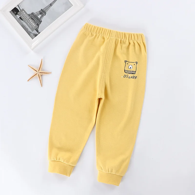
Baby Winter Pants Trousers For Girl Boy Clothing Kids Pontalon Harem Pants Solid Color Clothing Cotton Pant 