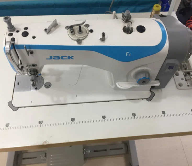 Secondhand Jack F4 Single Needle Direct Drive Lockstitch Industrial Sewing Machine For Sewing