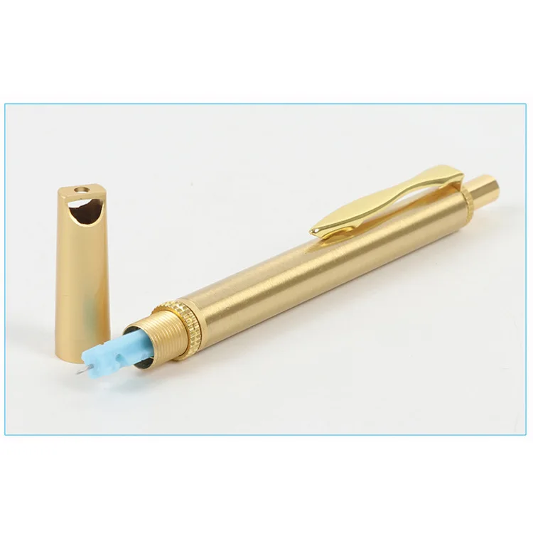 Blood Lancet Pen Acupuncture Pin Lancing Device Single Needles Copper