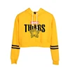 Stranger Things Cropped Hoodies Women 3D Print Spring Autumn Harajuku Hip Hop Short Sweatshirt Ladies Fashion Harajuku Tops