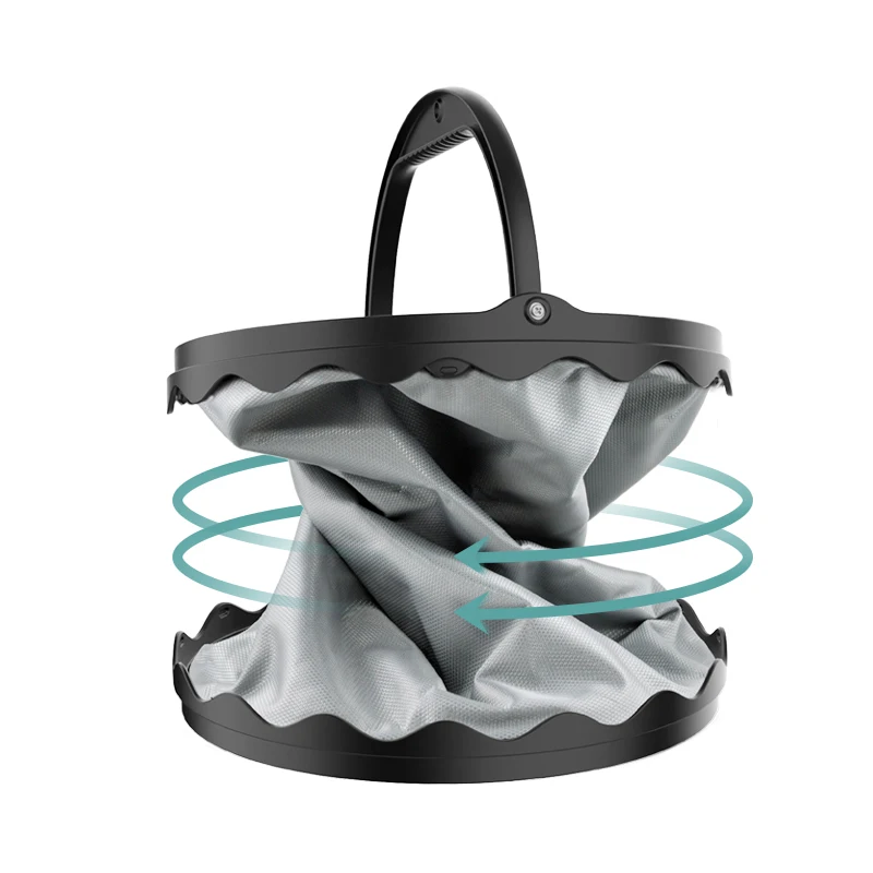 Multifunctional 15L Portable Folding Bucket Portable Plastic Bucket Ideal for Fishing, Traveling, Boating, Outdoor Living ,BBQ details