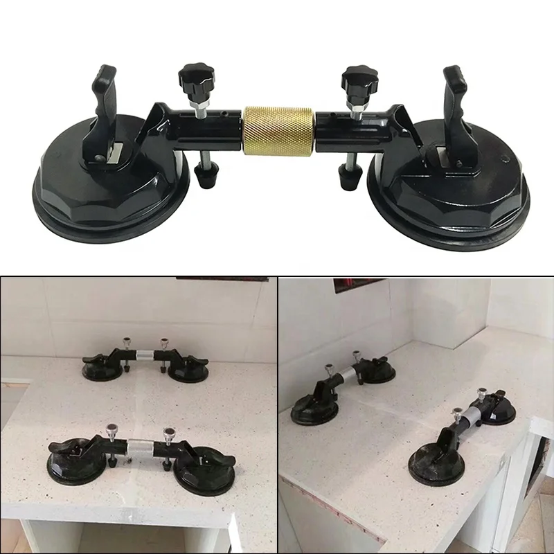 150mm Double Handle Gripper Glass Vacuum Sucker Plate Lifter Glass Suction Cups