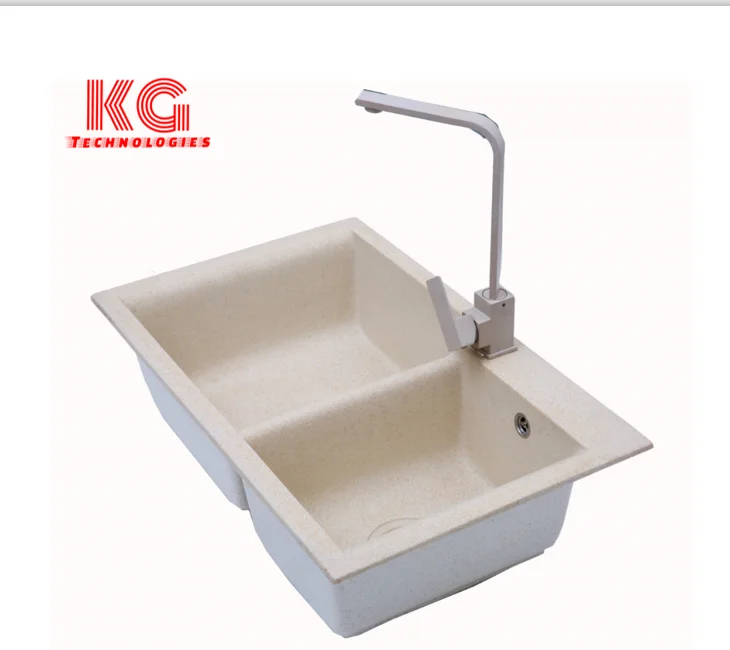 Wholesale Custom Double Bowl quartz Sink For Kitchen