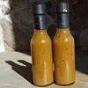 150ml Glass Hot Sauce 5 oz Woozy Bottle With Ribbed Lined Caps & Orifice Reducers For BBQ Chilli