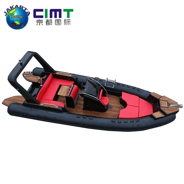 2021 New Design 700 Cm Rigid Fiberglass Hull Inflatable Zodiac Luxury