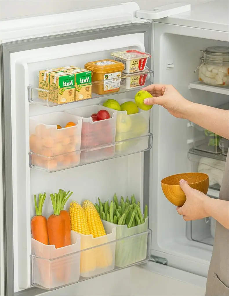 Wholesale Cheap Refrigerator Side Door Storage Box Kitchen Sorting Pp