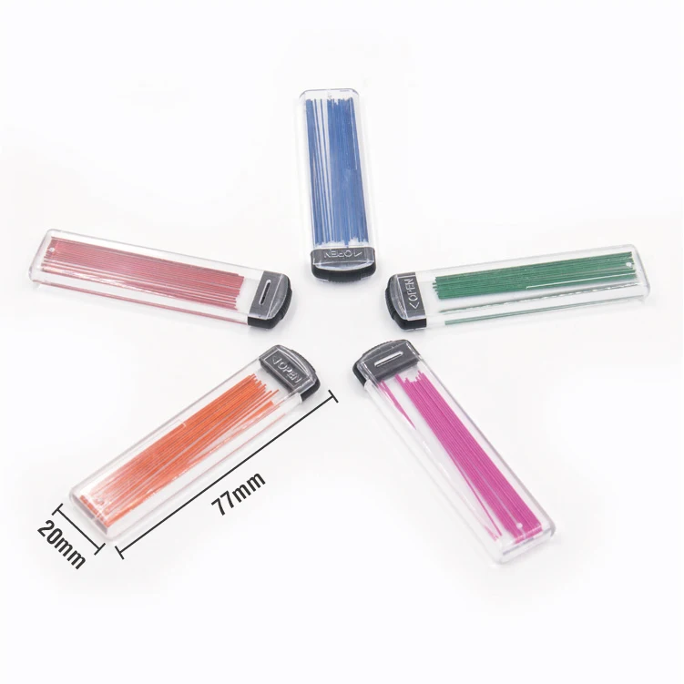 Color Lead Refill Colored Mechanical Pencils Lead,0.5mm 0.7mm 0.9mm Hb