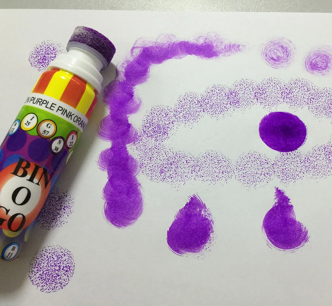 Empty Graffiti Bingo Dauber Squeezable Plastic Dabber Bottles Paint