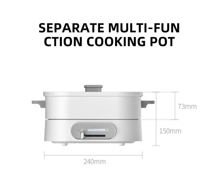 Electric Heating Kettle Water Boiler Stew Soup Noodle Pot Multifunction