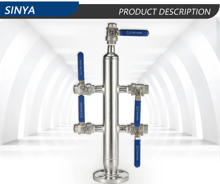 Multiple 6 8 10 12 Ports Ball Valve 1000 2000 3000 Psi Wog Flange