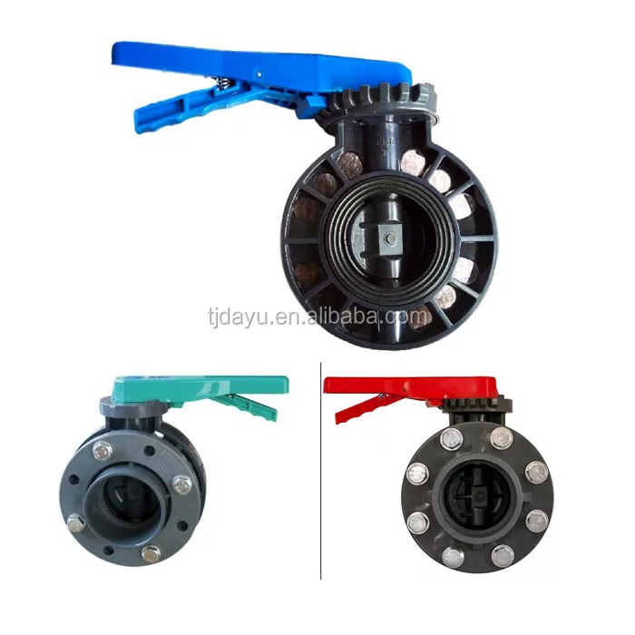 Rock Bottom Price Plastic Pvc Abs Frpp Pph Butterfly Valve Pipe Valves