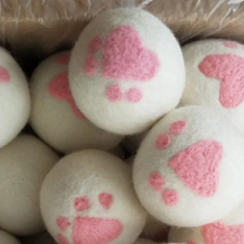 factory direct sale low cost wool dryer balls cute organic