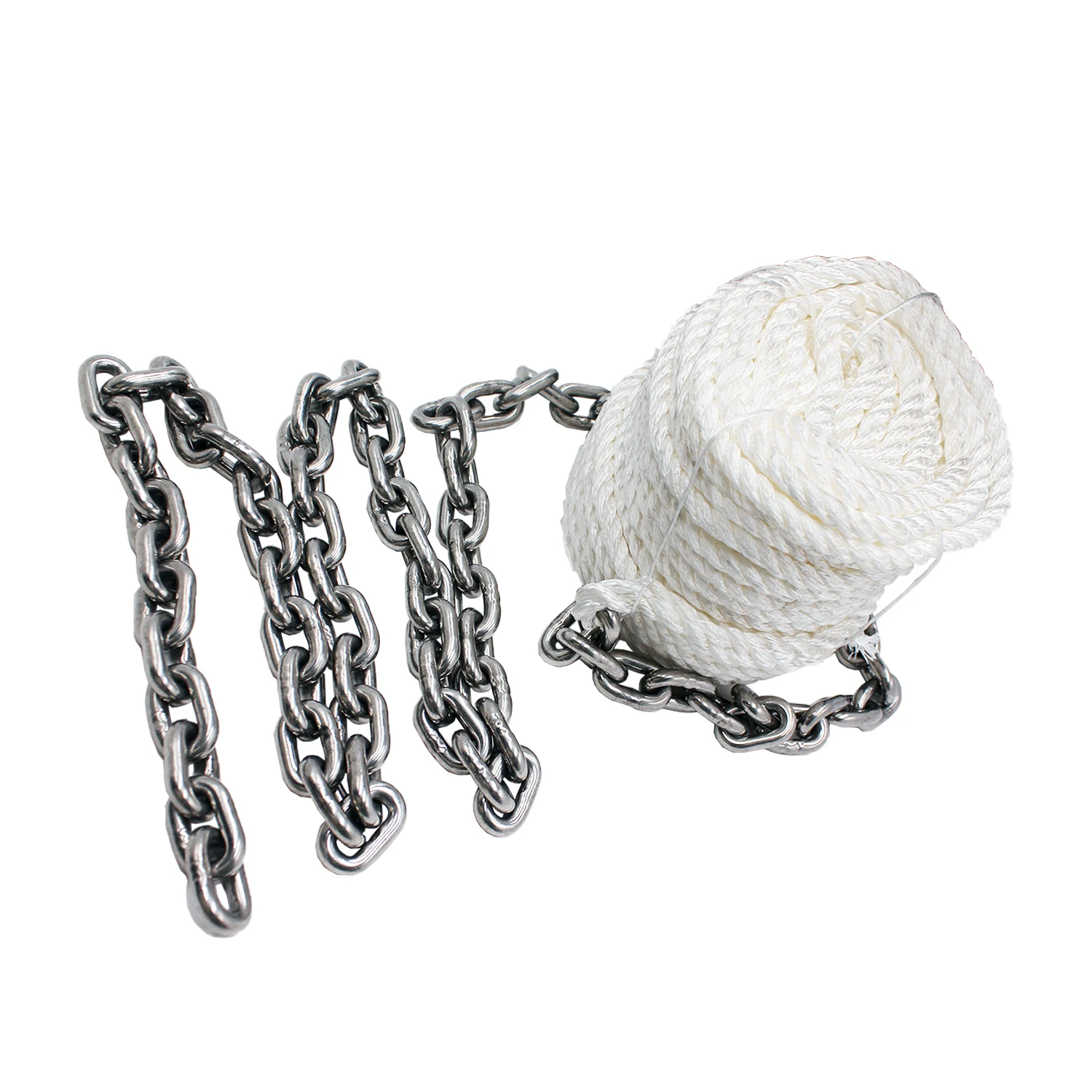 1/2*150' 3 Strand Twisted Anchor Line With Chain Santong