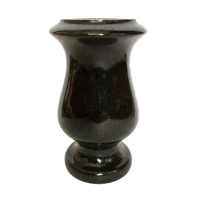 African Black Granite Flower Vases For Gravestone Buy Granite Vases