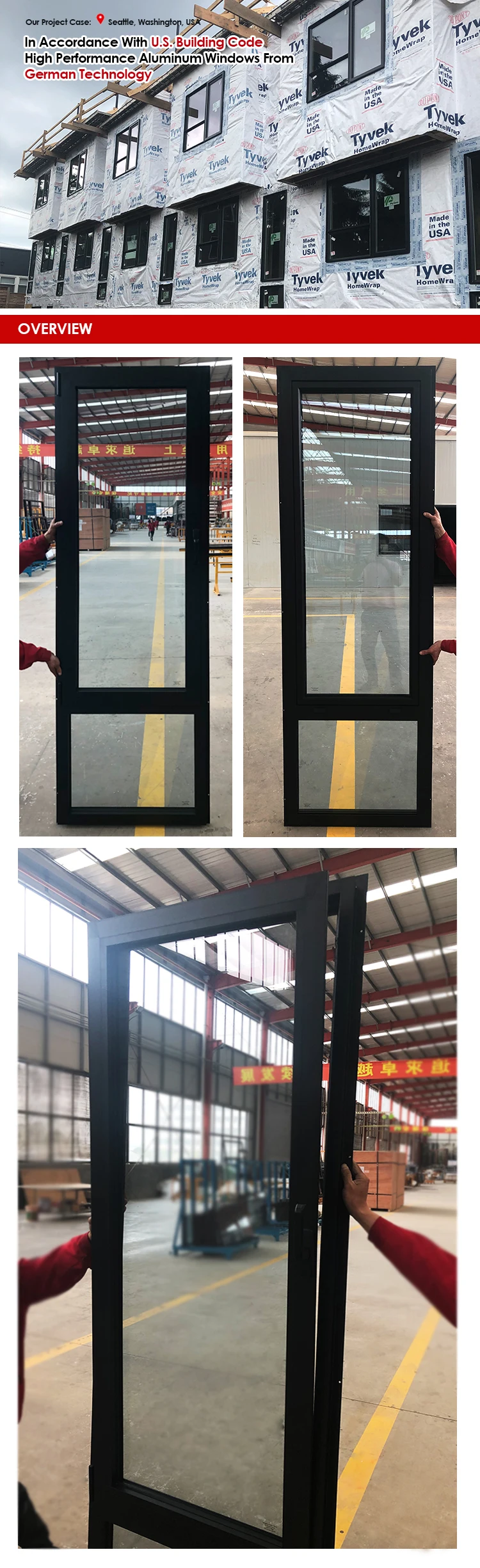 China manufacturer toughened glass tilt turn window with flyscreen top quality windows hng
