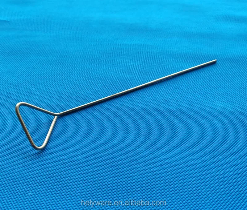 Lab Use Reusable Stainless Steel Bacterial Cell Spreader With