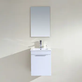 Custom Design Space Saving Small Thin 500mm White Bathroom Mirror