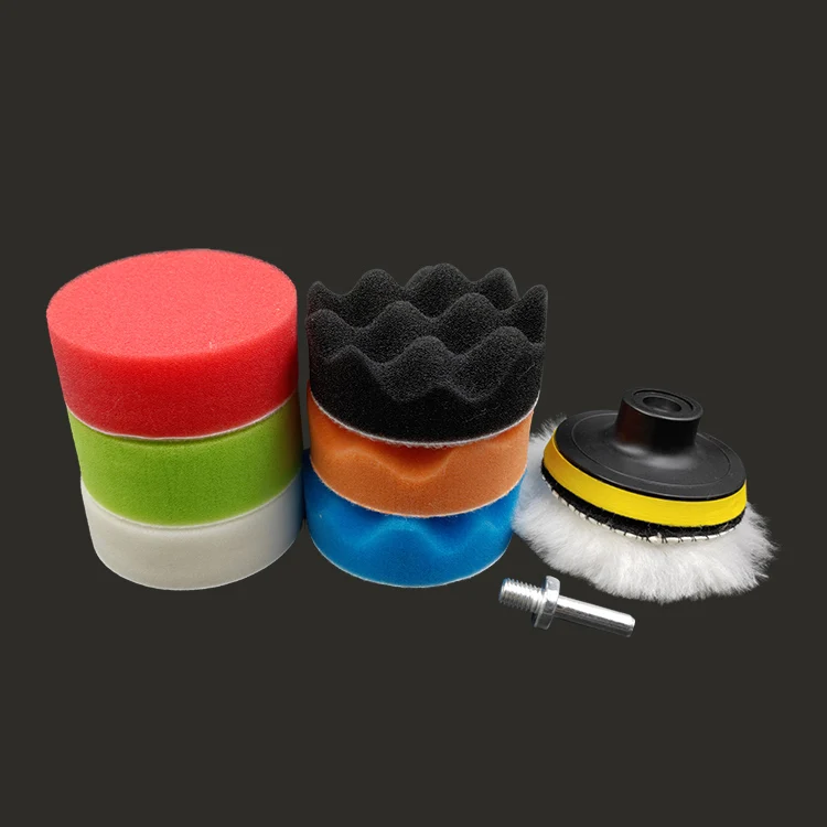 
Car waxing sponge combination set sponge wheel polishing pad car beauty polishing machine multifunctional wool polishing wheel 