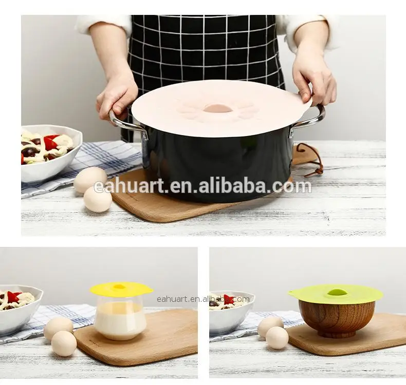 silicone pot cover lid