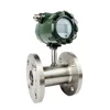 3'' DN80 Turbine water flow meter flange type with lcd 4-20mA output 24VDC