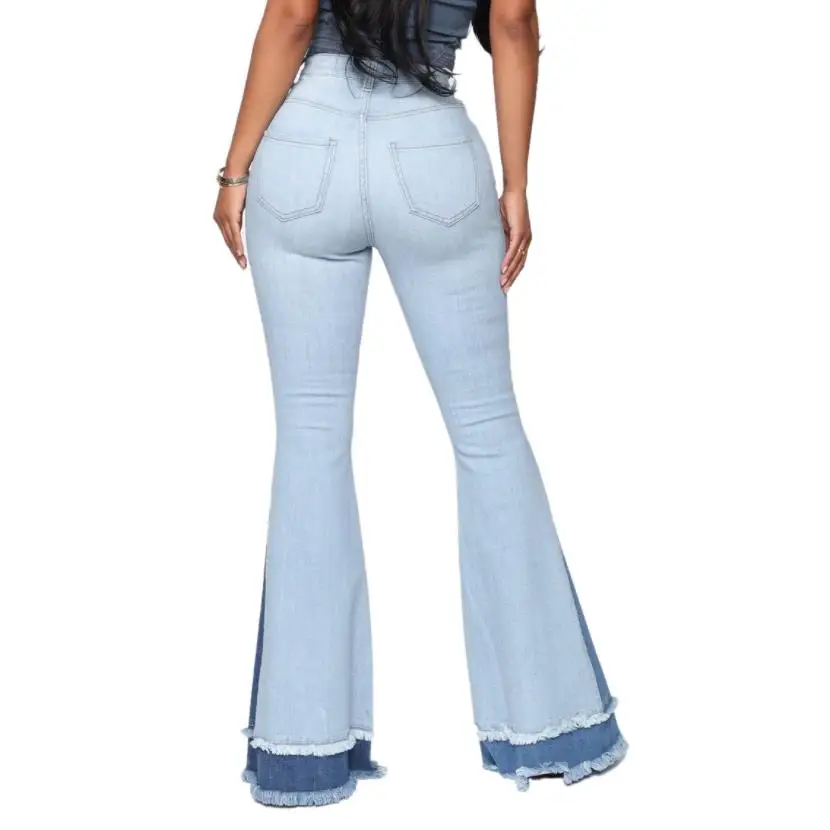 In Stock Ripped Jeans Pant Women 