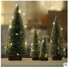 Mini Christmas Tree Cedar Desktop Window Sets christmas decoration