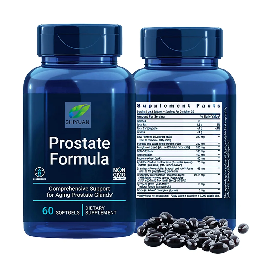 Customizable Private Formula Super Prostate Formula Male Prostate Health Supplement Sterol Saw