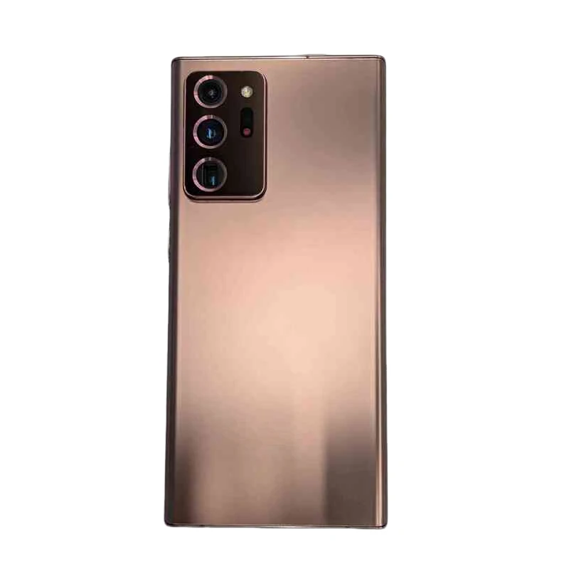 Samsung Galaxy A51 rear view highlighting quad-camera layout and glossy finish