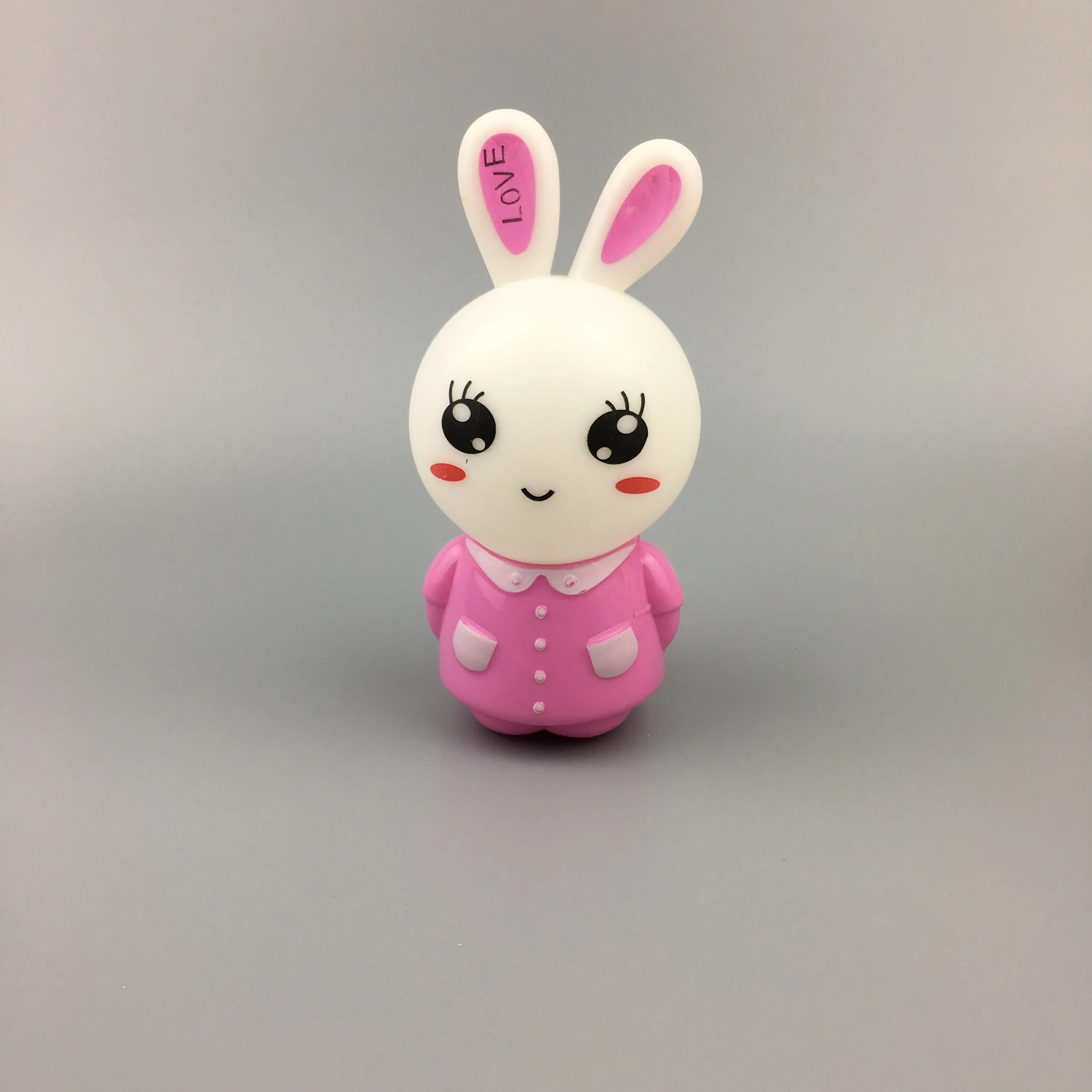 W104 US mini dressed long-eared rabbit switch plug in led night light For Baby Bedroom
