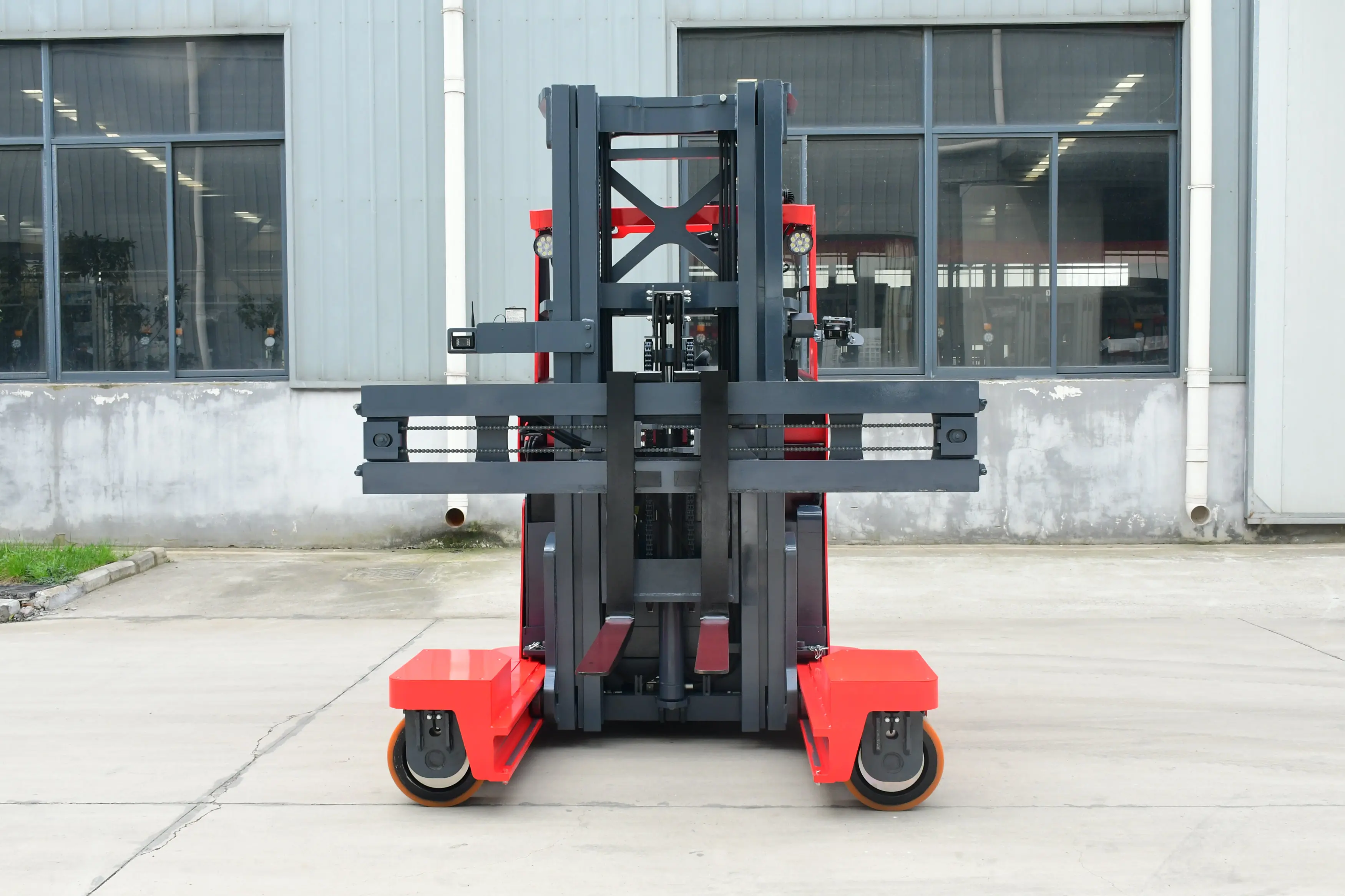 Seated Type Electric Side Loader Forklift For Very Narrow Aisle - Buy