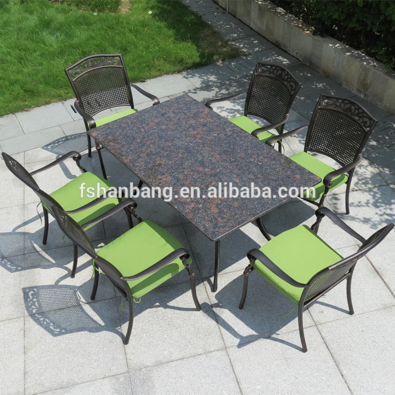 Außen Terrasse Weiß Runder Esstisch Und Stühle Set Gartenmöbel